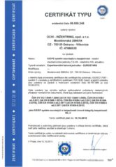 Certifikát – Rotační jednotky (HSL)